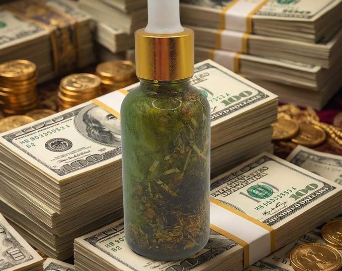 Money Drawing Oil, Ritual Anointing Herbs