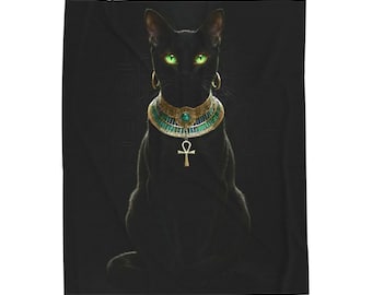Bast, Bastet, Ancient Egypt, Cat, Cat blanket Plush Blanket