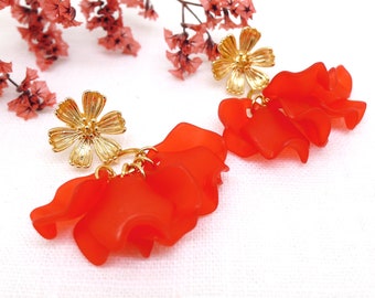 Pendientes de amapola: tendencia en joyería de pétalos de flores