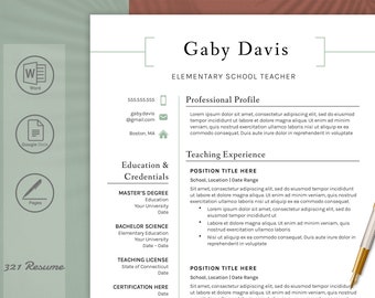 Teacher resume template word google docs pages. Teaching resume cv. Teacher professional layout. Elementary school teacher resume. Colorful