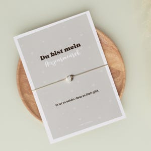 Individuelles Valentinstag Geschenk mit Armband  – Makramee Armband – Personalisierbar in 2 Farbvarianten– Inklusive Karte – Ocean of Dreams