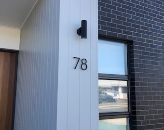 Número de casa flotante - Negro 12,5 cm