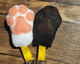 Cat Paw Keychain