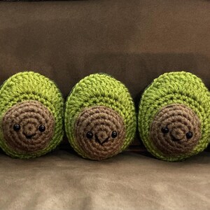 Stuffed Amigurumi Avocado