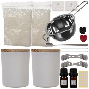Candle Making Kit Supplies, Soy Wax DIY Candle Craft Tools for