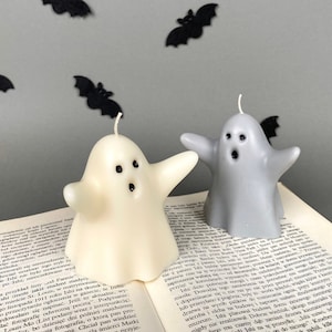 Ghost Candle, Halloween Candle, Gothic Home Decor, Handmade Soy Candle, Cute Candle, Trendy Candles, Spooky Candle