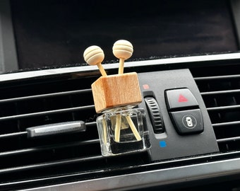 Car Oil Diffuser, Mini Oil Reed Diffuser, Car Air Freshener, 8ml Car vent Air Freshener, Car Fragrance, Handmade Diffuser