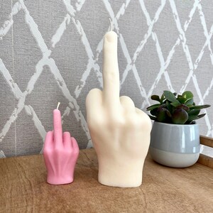 Big Fake You Kerze, Mittelfinger Kerze, Handgestenkerze, Hausgemachte Sojakerze, Kerzengeschenk, Lustige Kerze, Duftkerze