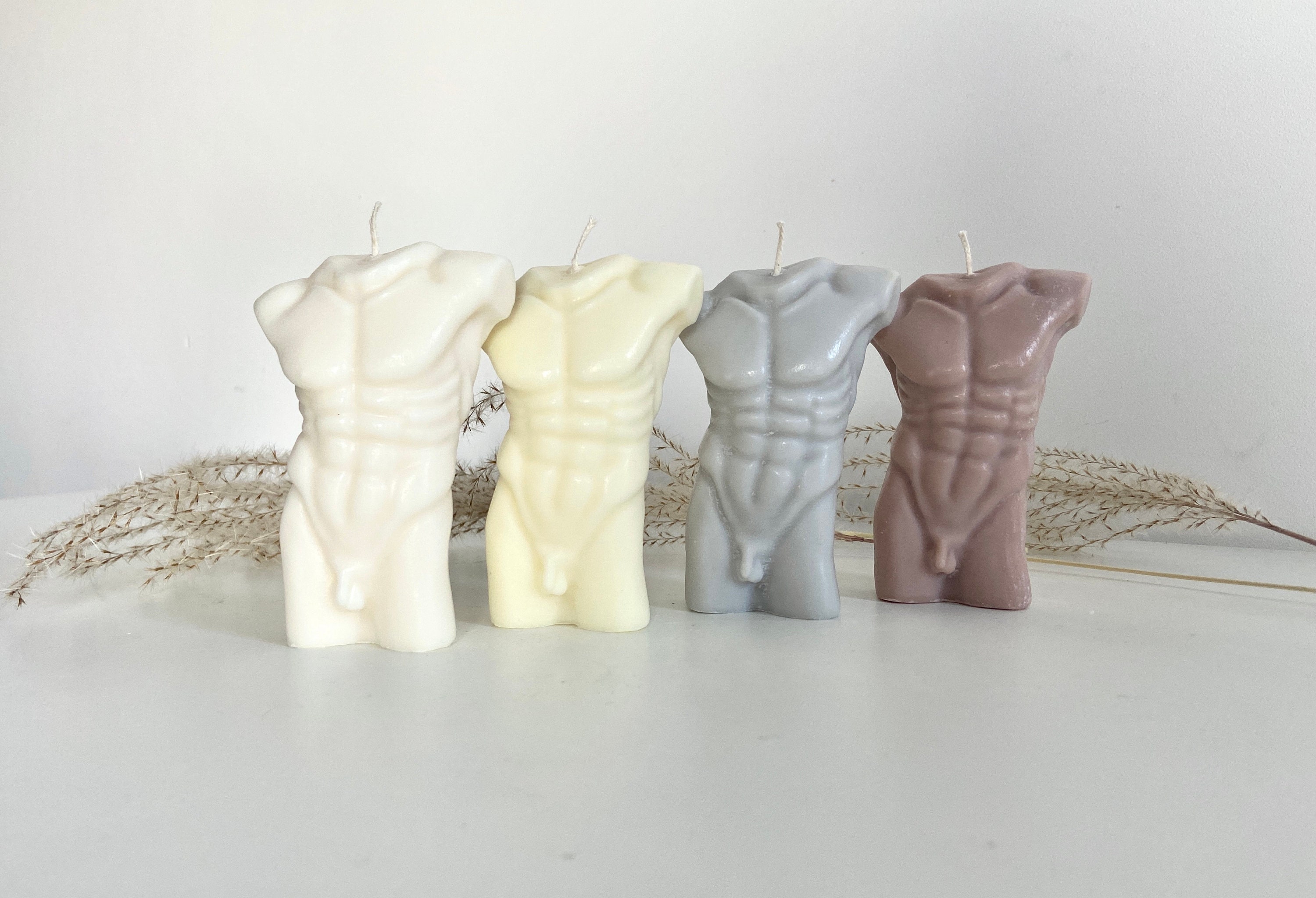 Man Body Candle Male Torso Candlenaked Men Figure Candle Etsy