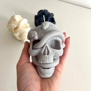 Doll Head Candle - Ivory- by The Blackened Teeth. Vegan candle – Jawline  Jewellery