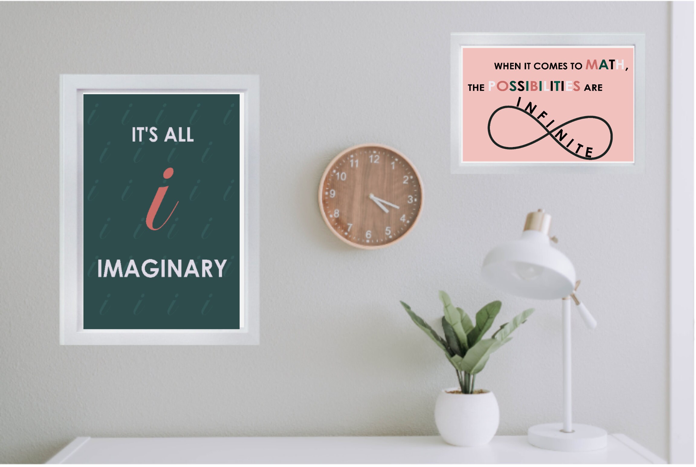 The Mathematician Poster Pack Palette 1 | Etsy