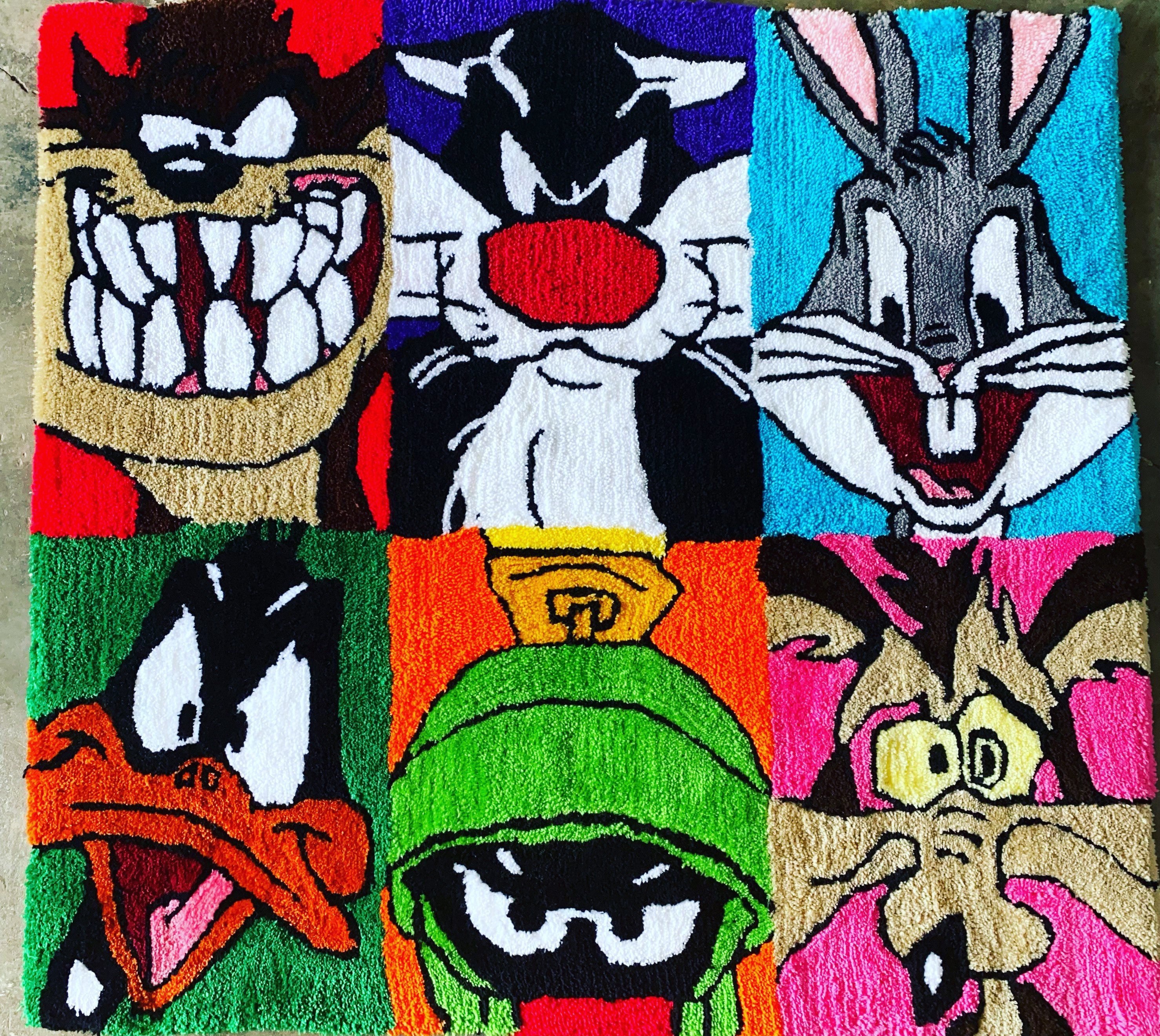 【VINTAGE】ラグ マット SPACE JAM ルーニーテューンズ MJ VINTAGE】ラグ マット SPACE JAM ルーニーテューンズ MJ