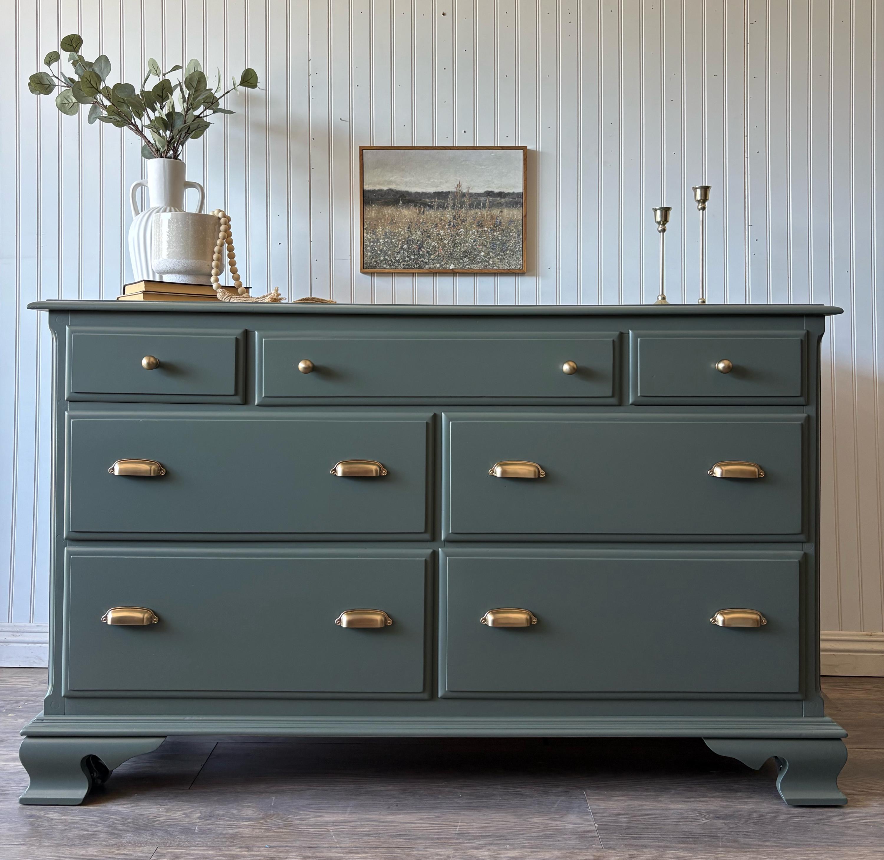 Green Dresser Refurbished - Etsy