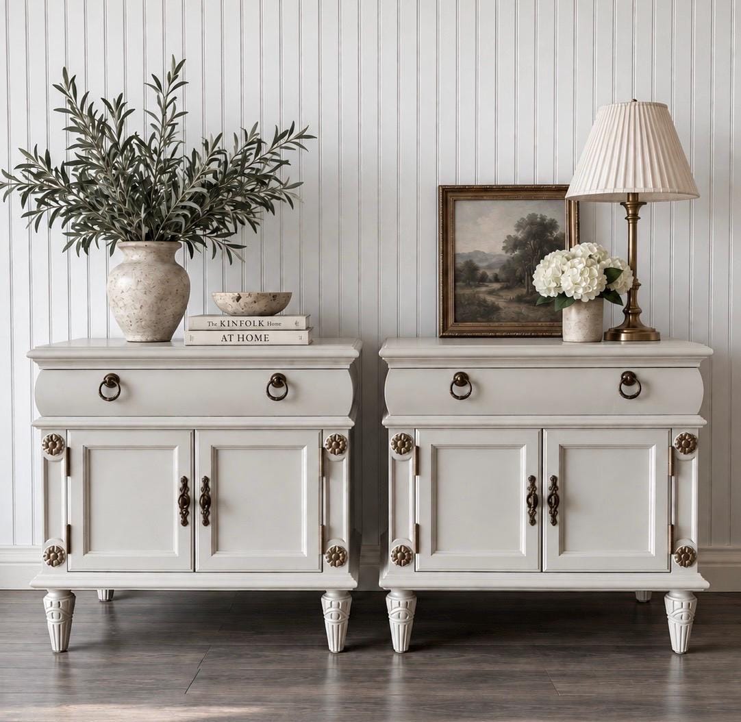 送料込み　vintage thomasville ナイトテーブル Vintage Thomasville Nightstands - Etsy