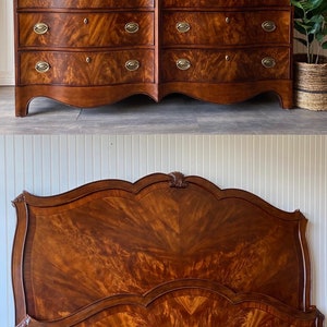 Broyhill 100th Anniversary Collection Hepplewhite Dresser and King