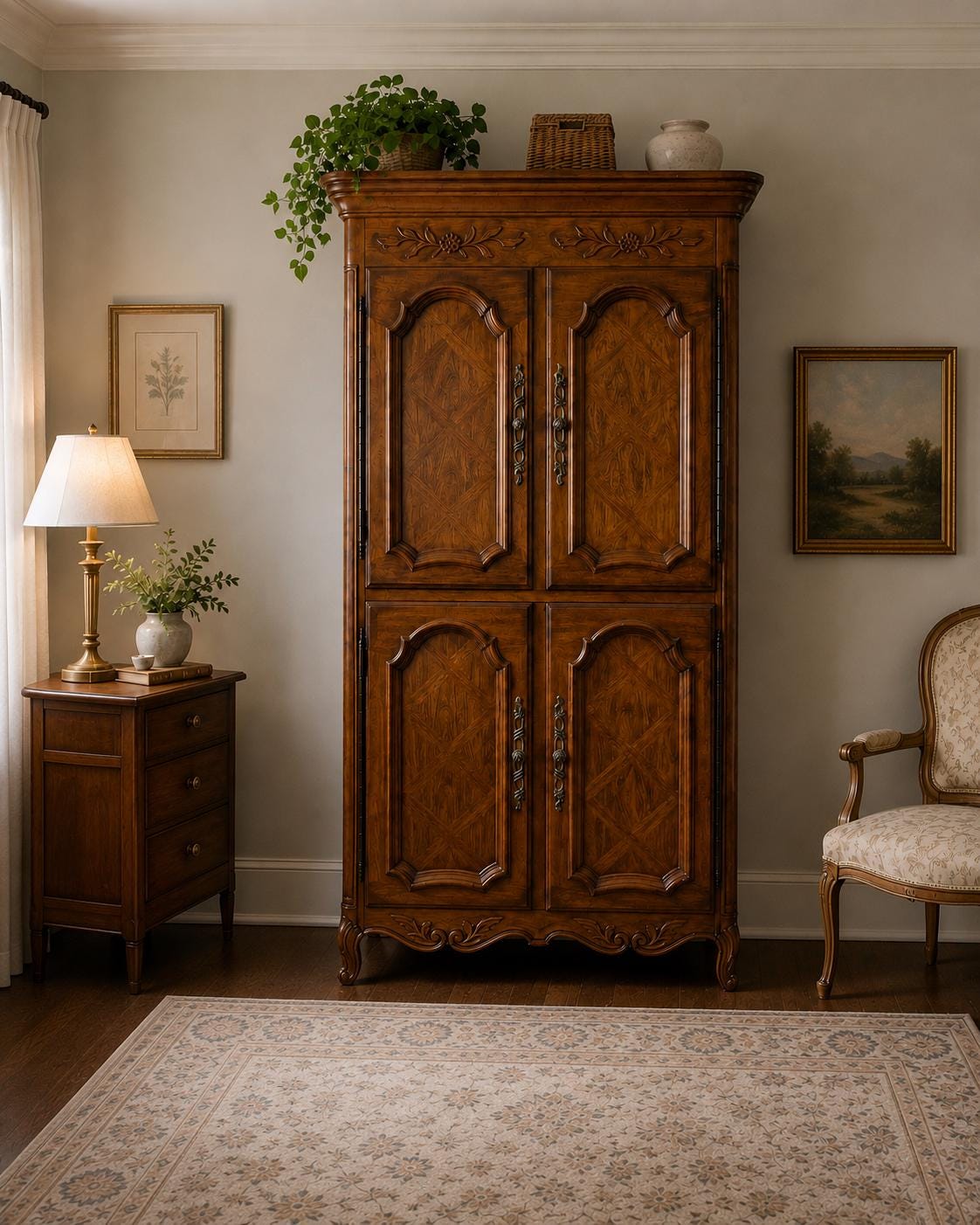 RESERVED - ERIN • Drexel Heritage Cabernet Collection French