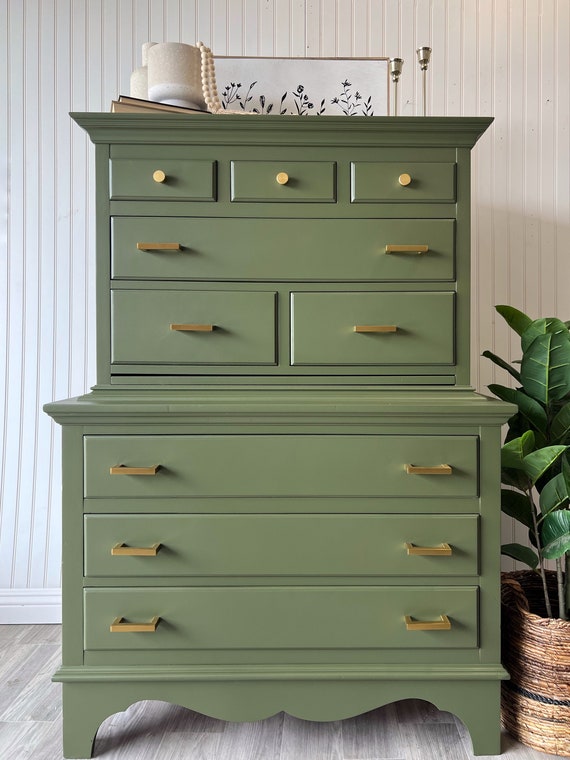 green emerald velvet dress Amazon.com: Vibe & Dine 6 Drawer Double Dresser, Modern Chest of Drawers  with Wide Storage for Closet, Bedroom, Living Room (Light Green) : Home &  Kitchen main image 0