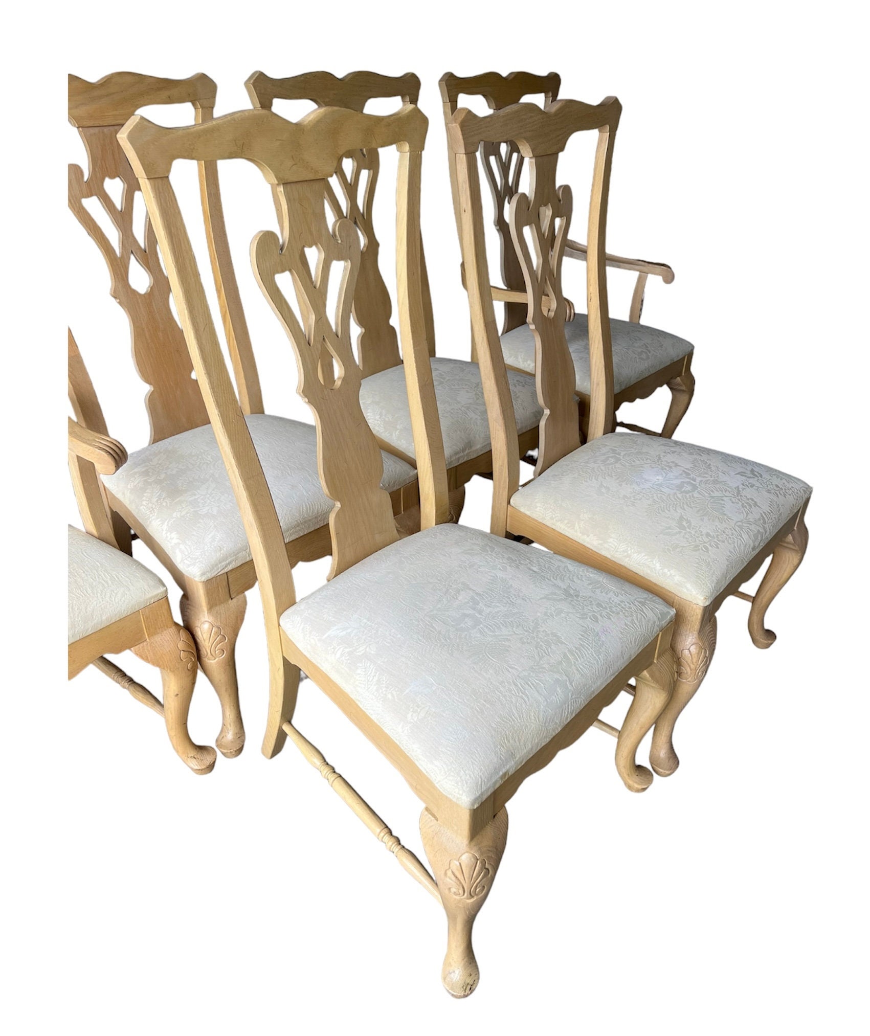 6 Chairs Thomasville French Provincial Dining Room Set — free download
