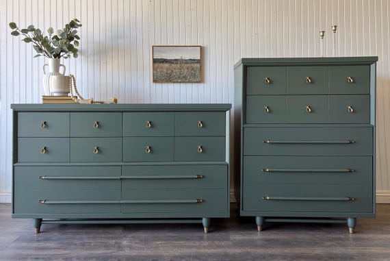 green emerald velvet dress Amazon.com: Anbuy Bedroom Sets 3 PCS Scalloped 6 Drawer Dresser and Night  Stand Sets for Bedroom, Two Drawers Nightstand Set of 2 & 6 Drawer Dresser  Combo 3 Pieces (Green) : Home & Kitchen main image 0