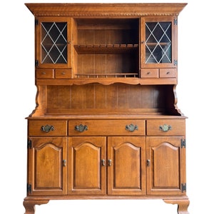 Ethan allen farmhouse hutch discount