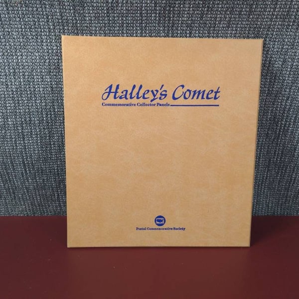 Halley's Comet Commemorative Collector Panels by the Postal Commemorative Society