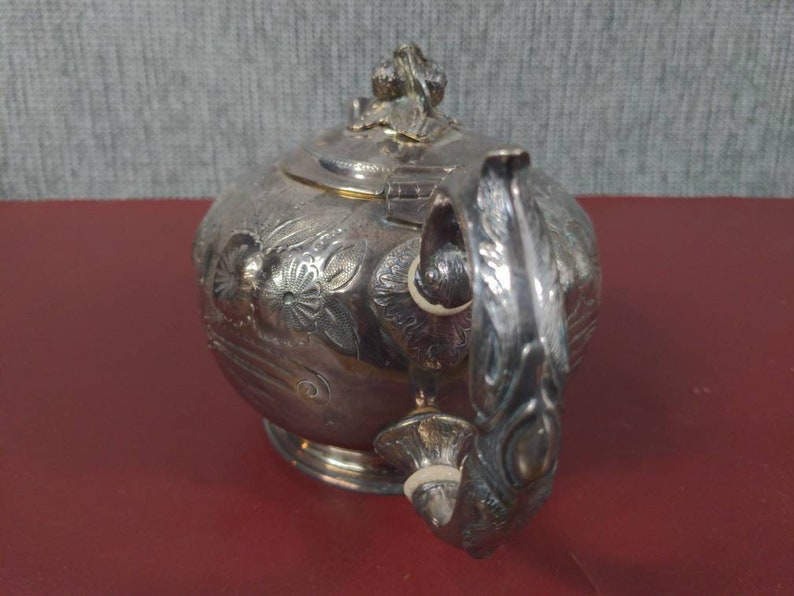 EPBM electroplated Brittania Metal Silverplated Teapot 462 Etsy