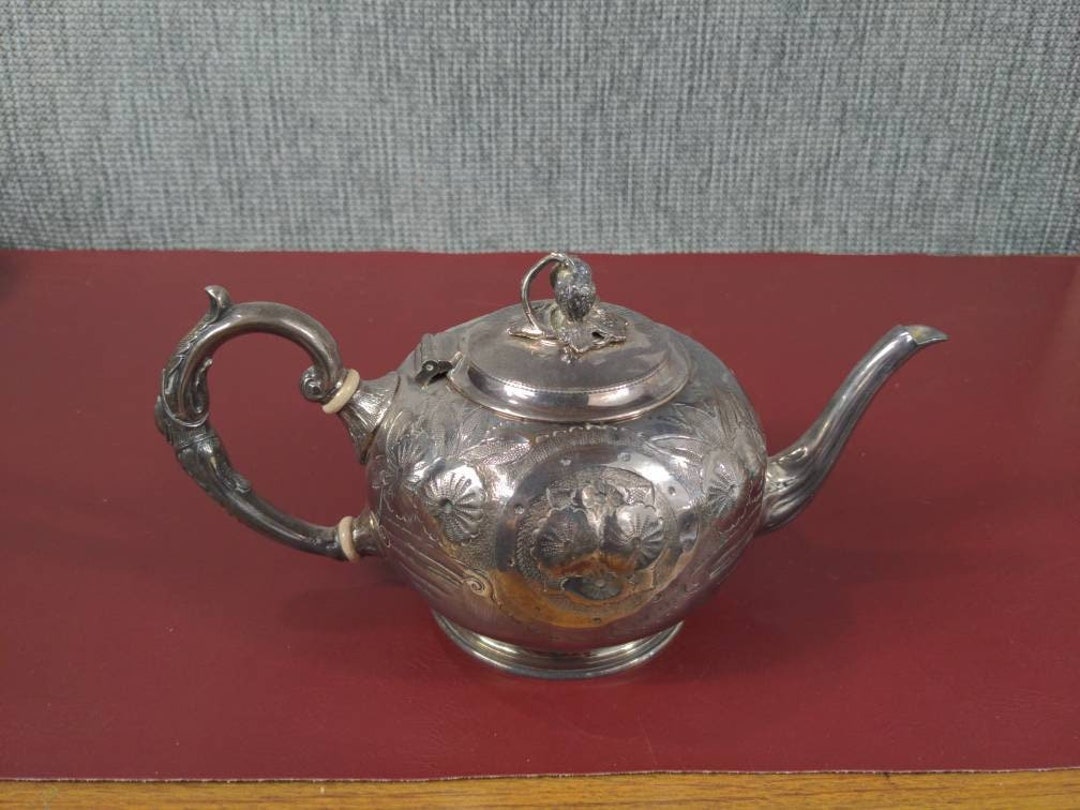 EPBM electroplated Brittania Metal Silverplated Teapot 462 Etsy