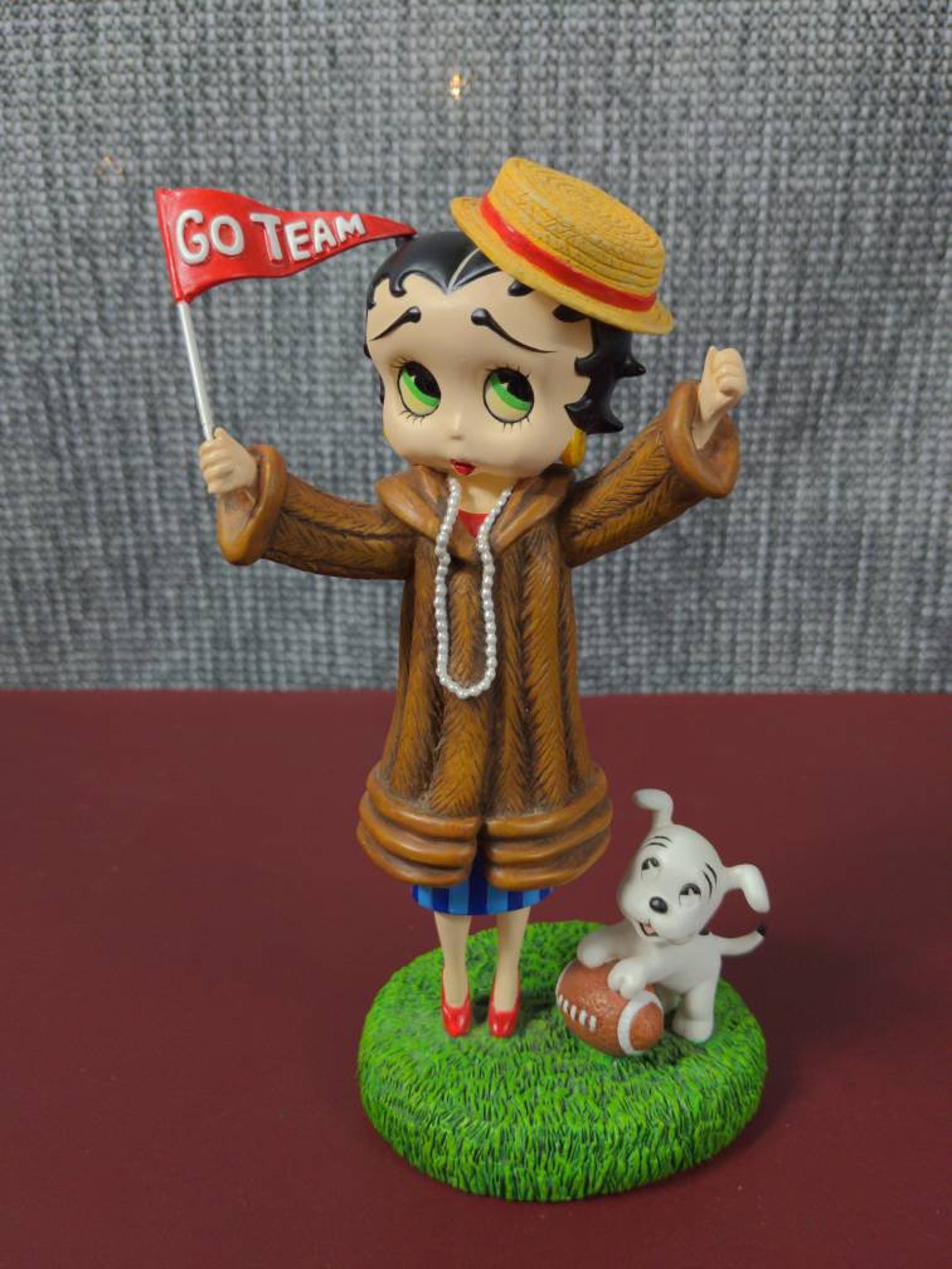 Betty Boop Figurine go Team Go by the Danbury Mint Etsy