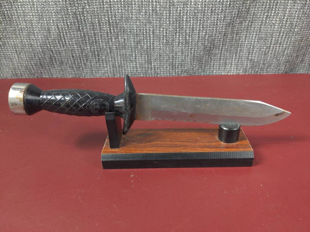 Aqua Lung US Divers Knife With Sheath Etsy