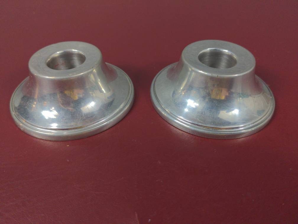 Pair of Hanle Pewter Candlestick Holders Etsy