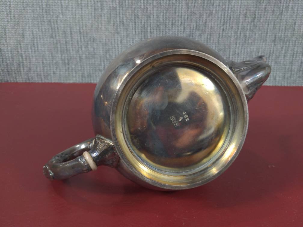 EPBM electroplated Brittania Metal Silverplated Teapot 462 Etsy