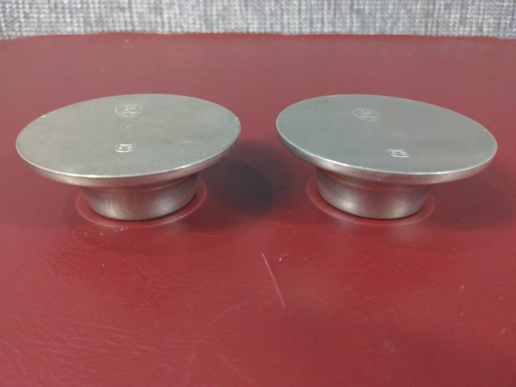 Pair of Hanle Pewter Candlestick Holders Etsy