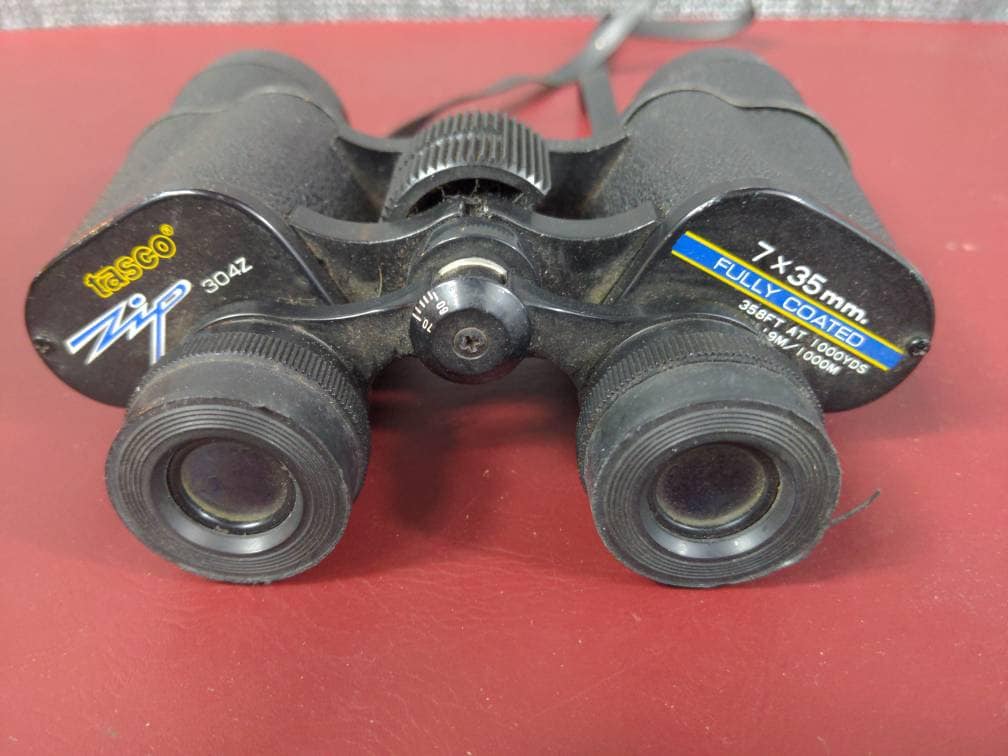 Classic Vintage Tasco Zip 7x35 Binoculars With Case Etsy