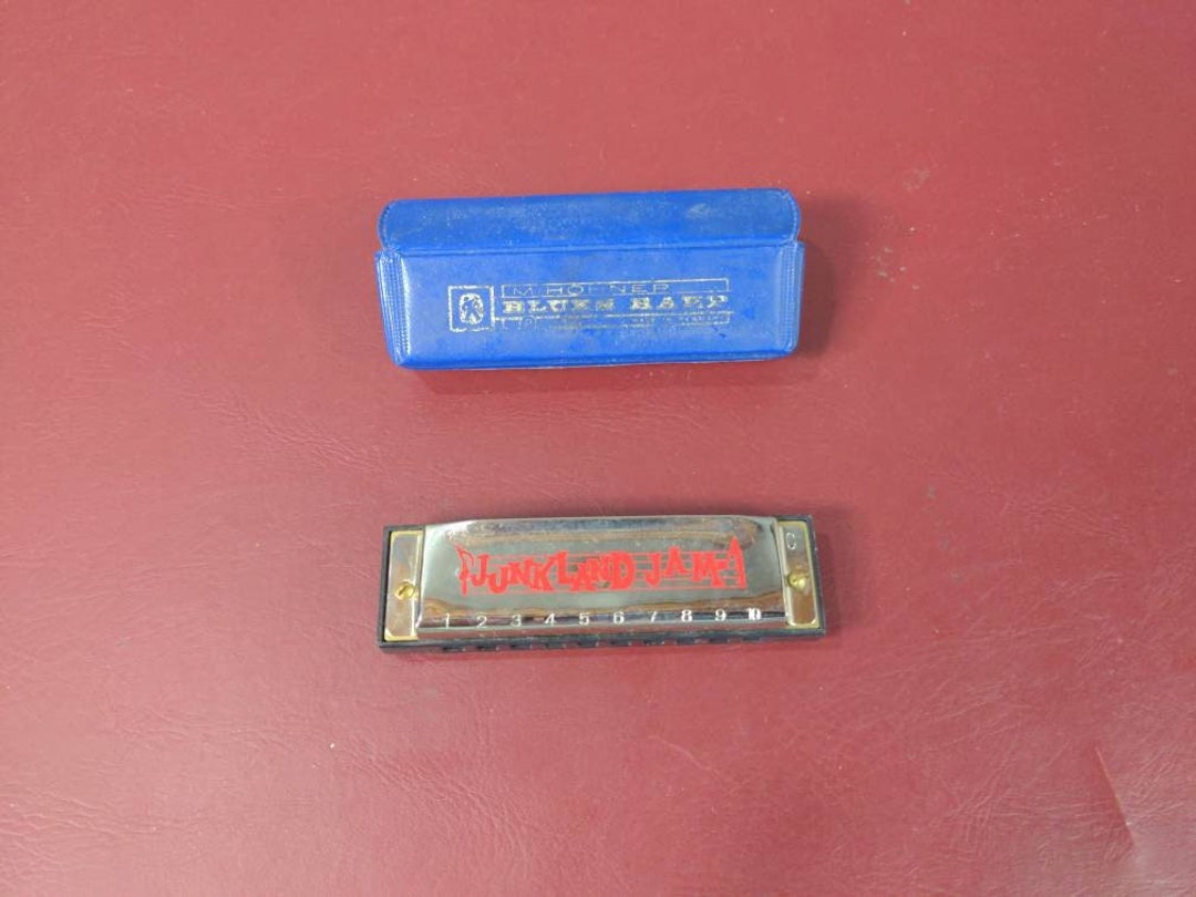 Hohner junkland Jam Harmonica, Key of C, With Blues Harp Case. Etsy