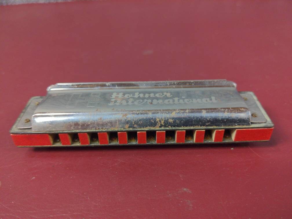 Vintage Hohner International Harmonica, Key of C, in Box Etsy