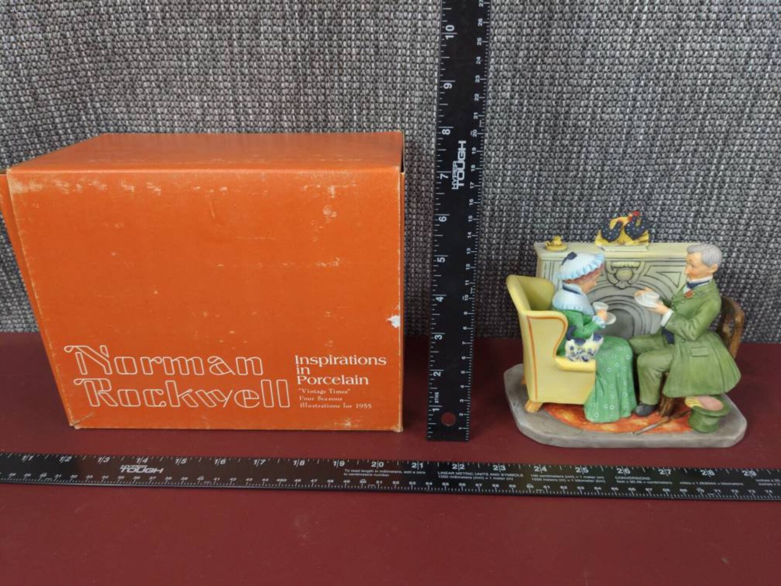 Norman Rockwell Figurine RW20 vintage Times Four Etsy