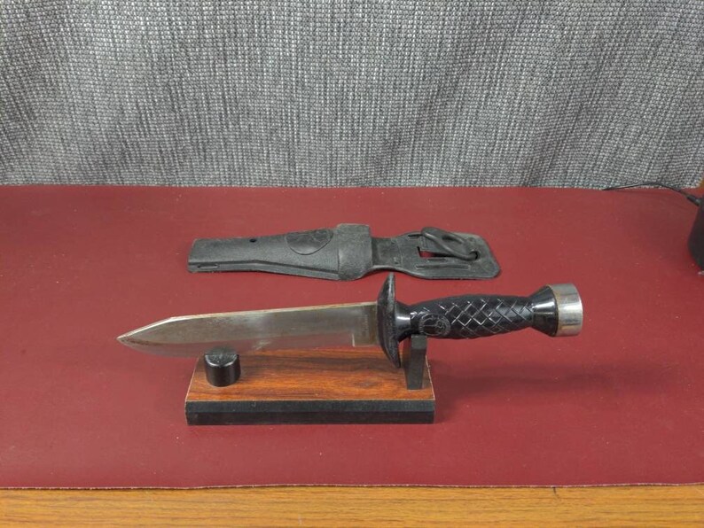 Aqua Lung US Divers Knife With Sheath Etsy