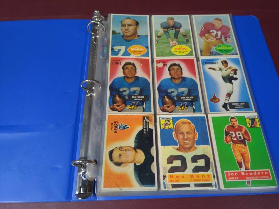 54 Assorted Vintage Football Cards 1960s and 70s Etsy