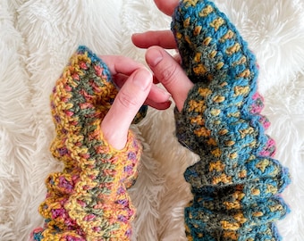 Crochet Pattern Arm Warmer Fingerless Gloves Pattern, crochet arm warmer, crochet fingerless gloves pattern