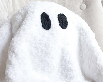 Crochet Baby Ghost C2C Pillow Pattern, crochet ghost pillow crochet pattern, crochet ghost, beginner crochet ghost pattern, halloween ghost