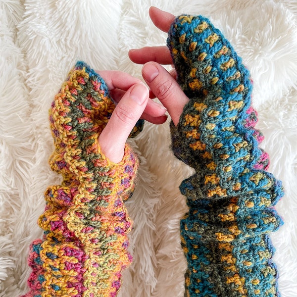 Crochet Pattern Arm Warmer Fingerless Gloves Pattern, crochet arm warmer, crochet fingerless gloves pattern