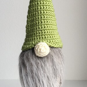 Crochet Gnome Wine Bottle Topper Pattern, gnome crochet bottle topper, Christmas crochet gnome, easy crochet gnome pattern, Christmas gnome image 3