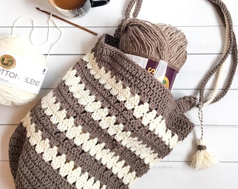Crochet Pattern Market Bag Pattern, crochet market or beach bag crochet pattern, crochet market bag, crochet bag, easy crochet bag pattern