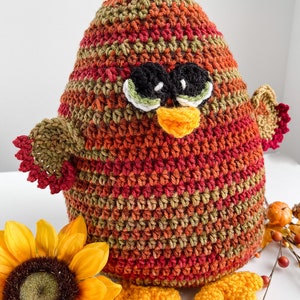 Crochet Chicken Large Squish Softie Crochet Pattern, stuffed amigurumi chicken crochet squish plushie, crochet chicken, large crochet chick