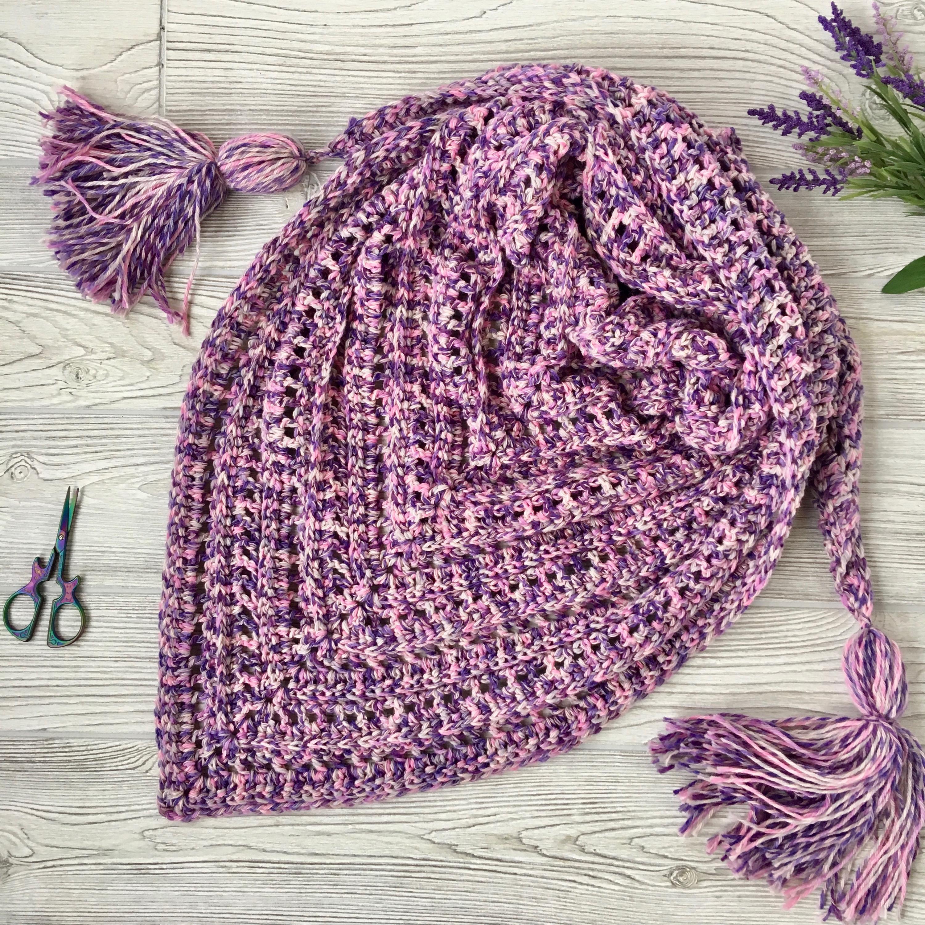 Easy Triangle Crochet Shawl Scarf Pattern (PDF Pattern) - Etsy