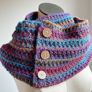 Crochet Infinity Scarf Crochet Pattern, unique infinity scarf crochet pattern with woven appearance, crochet infinity scarf, crochet scarf