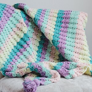 Crochet Beginner C2C Blanket Pattern PDF Instant Download Corner to ...