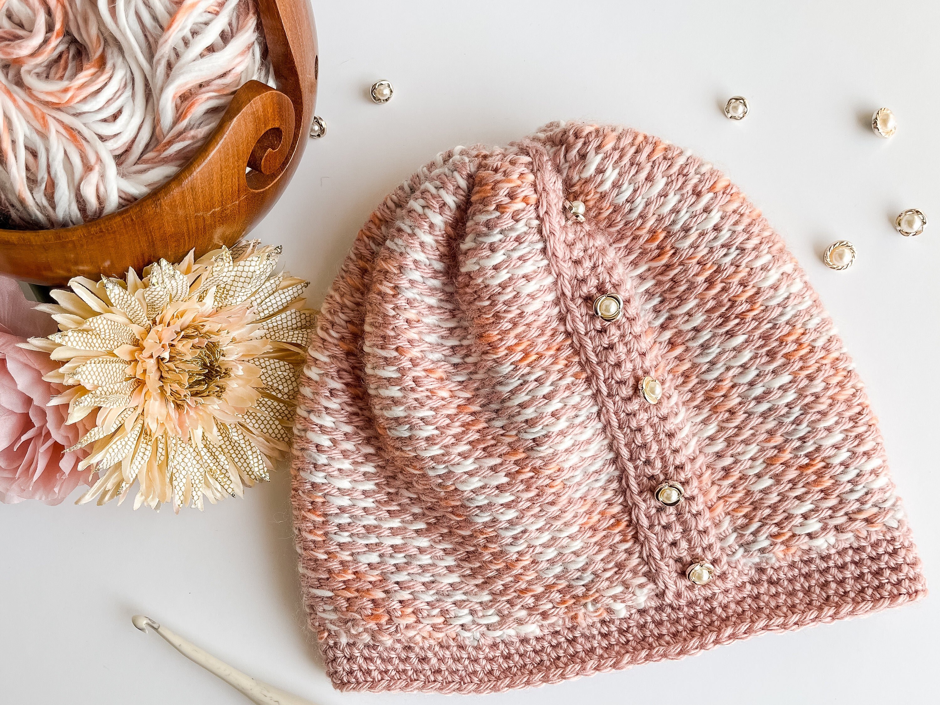 tunisian crochet slouchy hat pattern