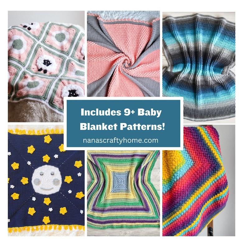 Easy Pattern Pass Crochet All Access Pass - 230 + Crochet Pattern Bundle of Nana's Crafty ...