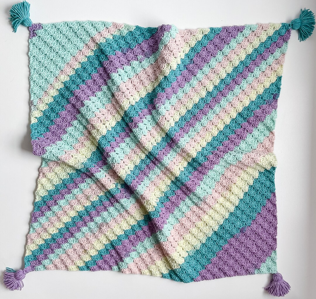 Crochet Beginner C2C Blanket Pattern, Corner to Corner (c2c) Crochet ...